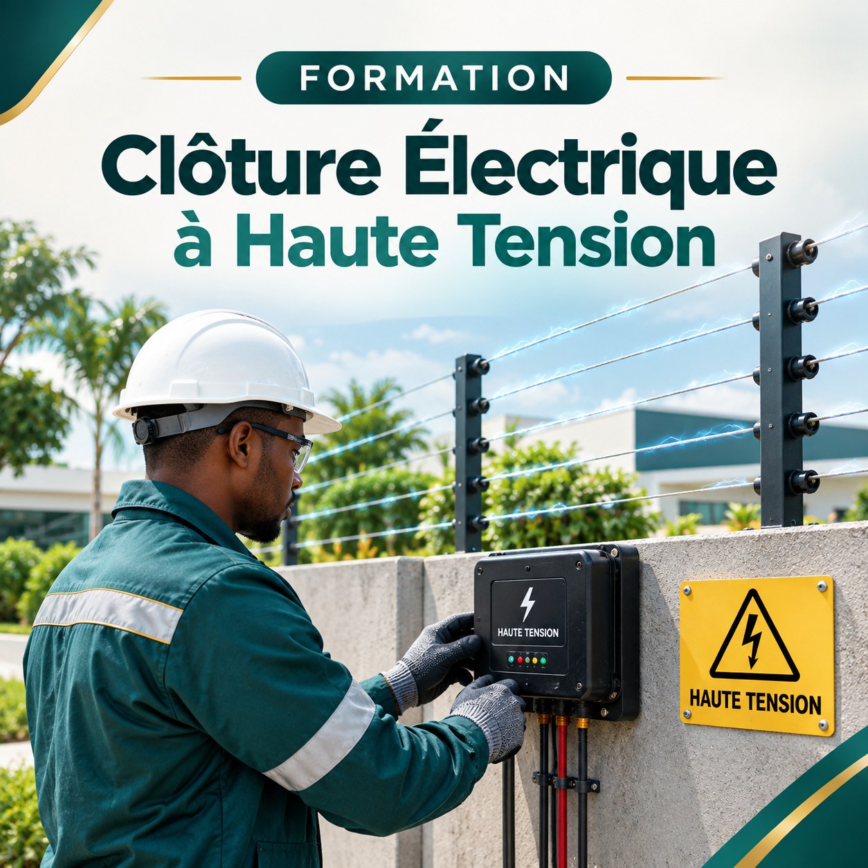 Couverture de FORMATION CLÔTURE ÉLECTRIQUE HAUTE TENSION